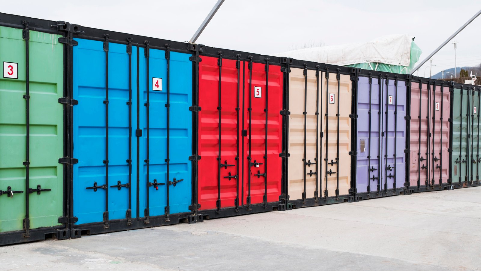 Containers garde-meubles à Avignon dans un entrepôt sécurisé