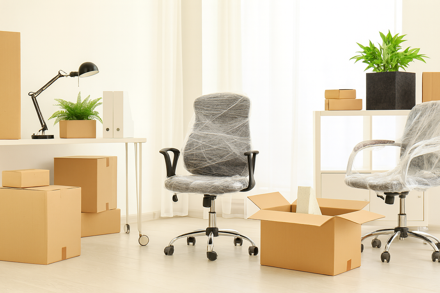 Déménageurs professionnels à Avignon transportant des cartons